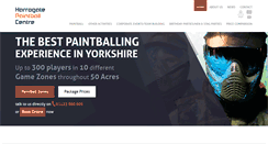 Desktop Screenshot of paintballyorkshire.co.uk